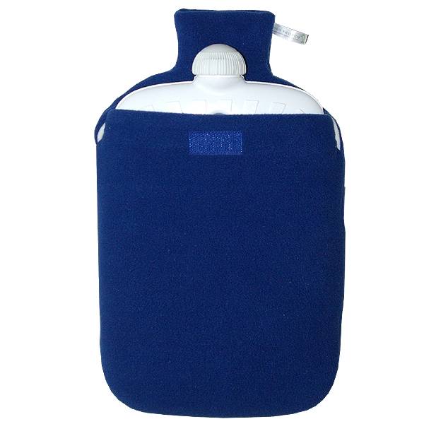 Warmwaterkruik Comfort fleece blauw Warmwaterkruik Comfort fleece blauw