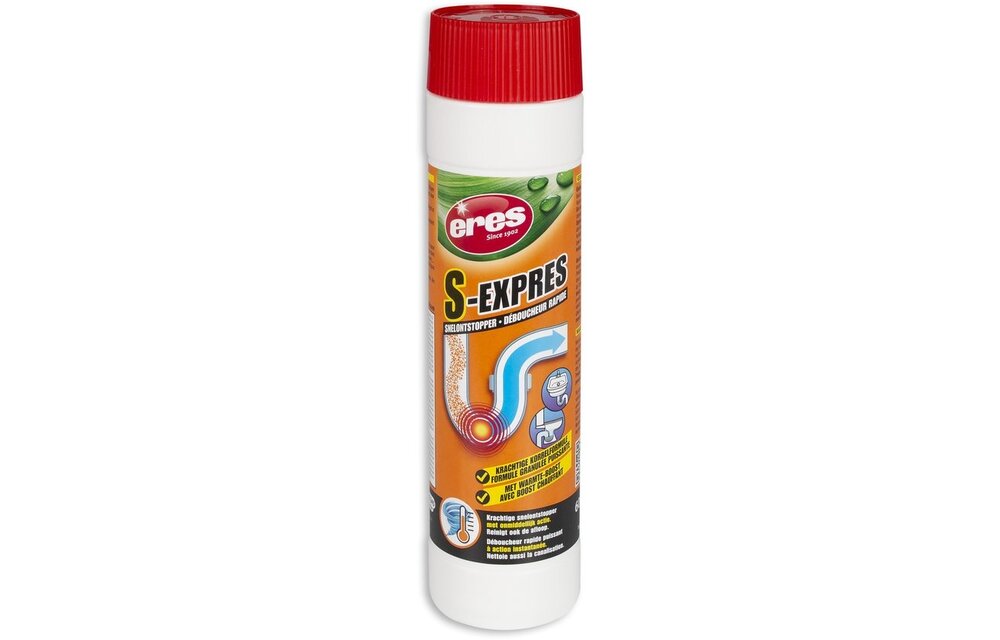 Afloopreiniger "Ontstopper" S-Expres 600 gr Afloopreiniger "Ontstopper" S-Expres 600 gr