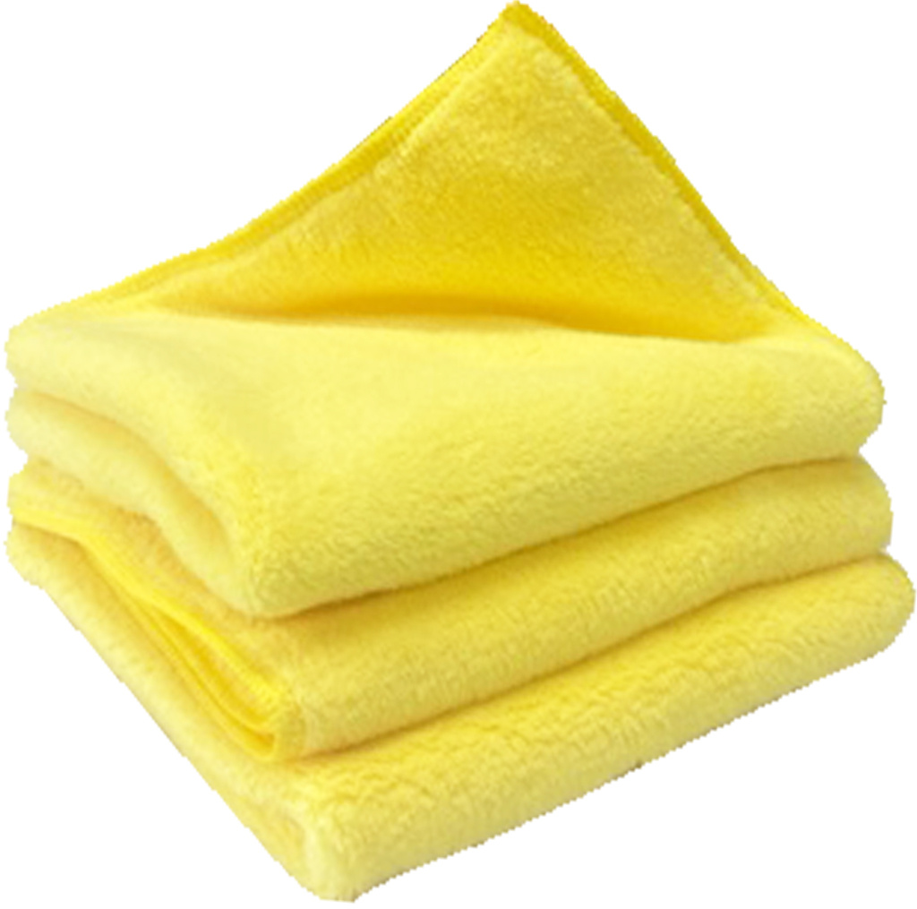 Nano Microvezeldoeken 32 x 36 cm. geel 3 st.
