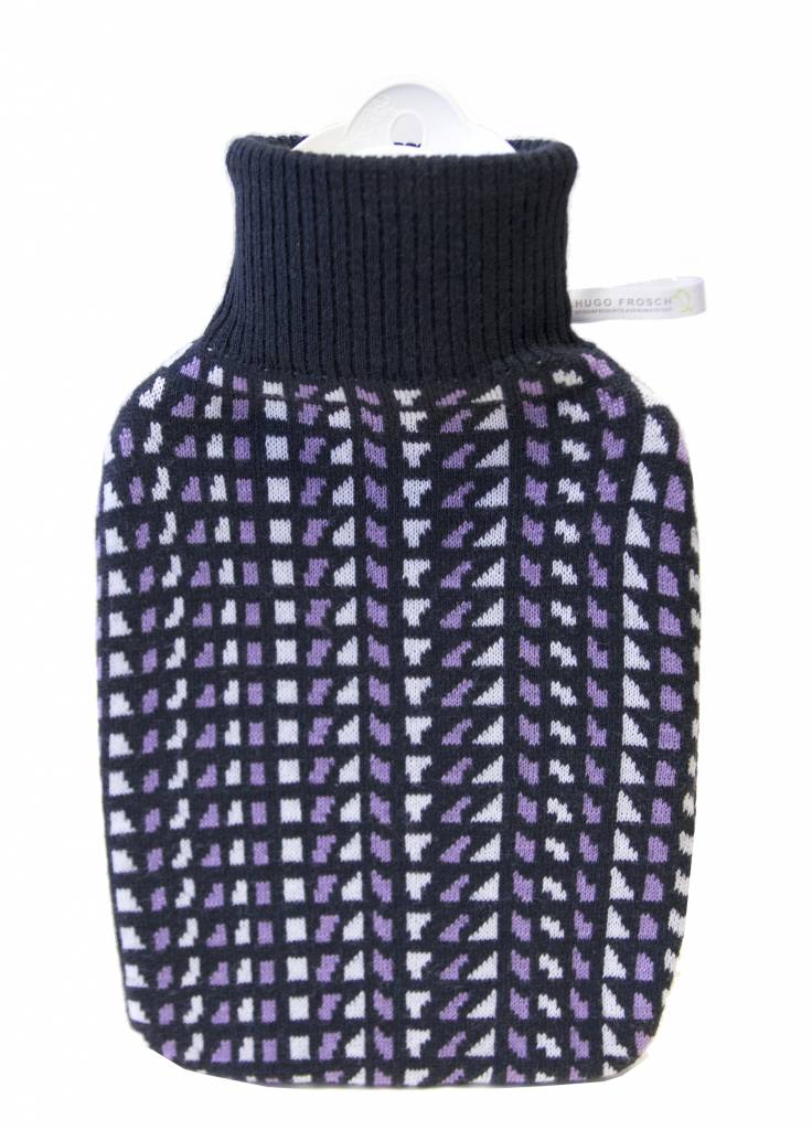 Warmwaterkruik gebreide overtrek Lavendel Warmwaterkruik gebreide overtrek Lavendel