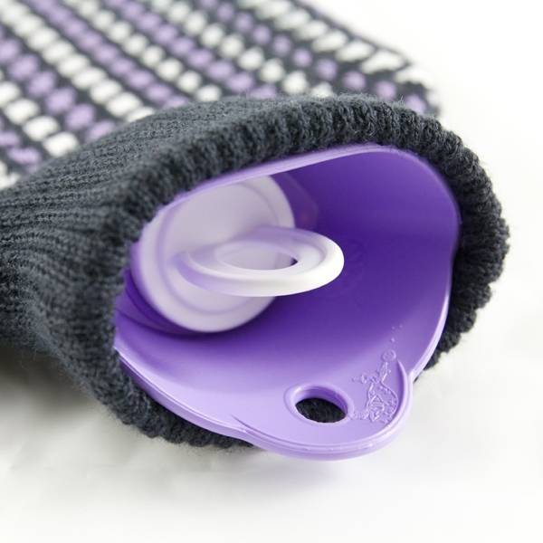 Warmwaterkruik gebreide overtrek Lavendel Warmwaterkruik gebreide overtrek Lavendel