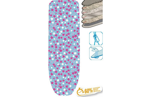 Strijkplankhoes 5 lagen maat  A  140 x 50 cm    Sirio