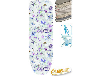 Strijkplankhoes 5 lagen maat  A  140 x 50 cm    Violetta