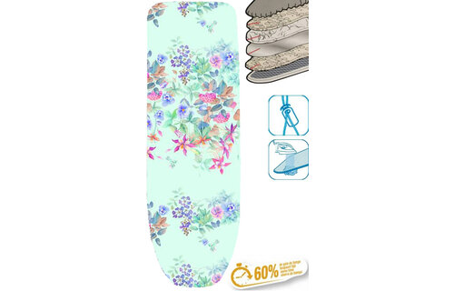 Strijkplankhoes 5 lagen maat  A  140 x 50 cm    Eden