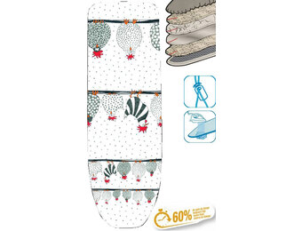 Strijkplankhoes 5 lagen maat  A  140 x 50 cm   Galline