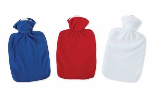 Warmwaterkruik Classic Fleece hoes Wit