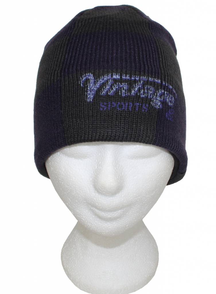 Kindermuts Vintage Aubergine/grey