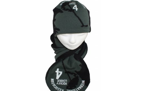 Kindermuts en Sjaal "Hockey League" Kindermuts en Sjaal "Hockey League"