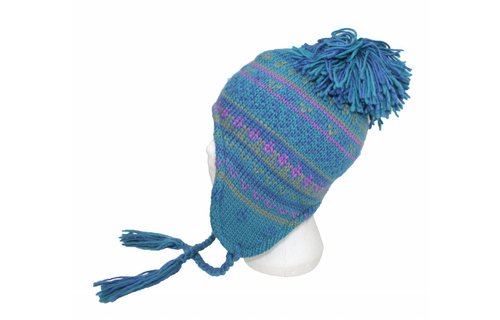 Peru Muts Jacquard groen/mauve