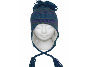 Peru Muts Jacquard groen/mauve