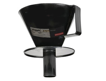 Koffiefilter houder 1 x 4 met tuit - Zwart