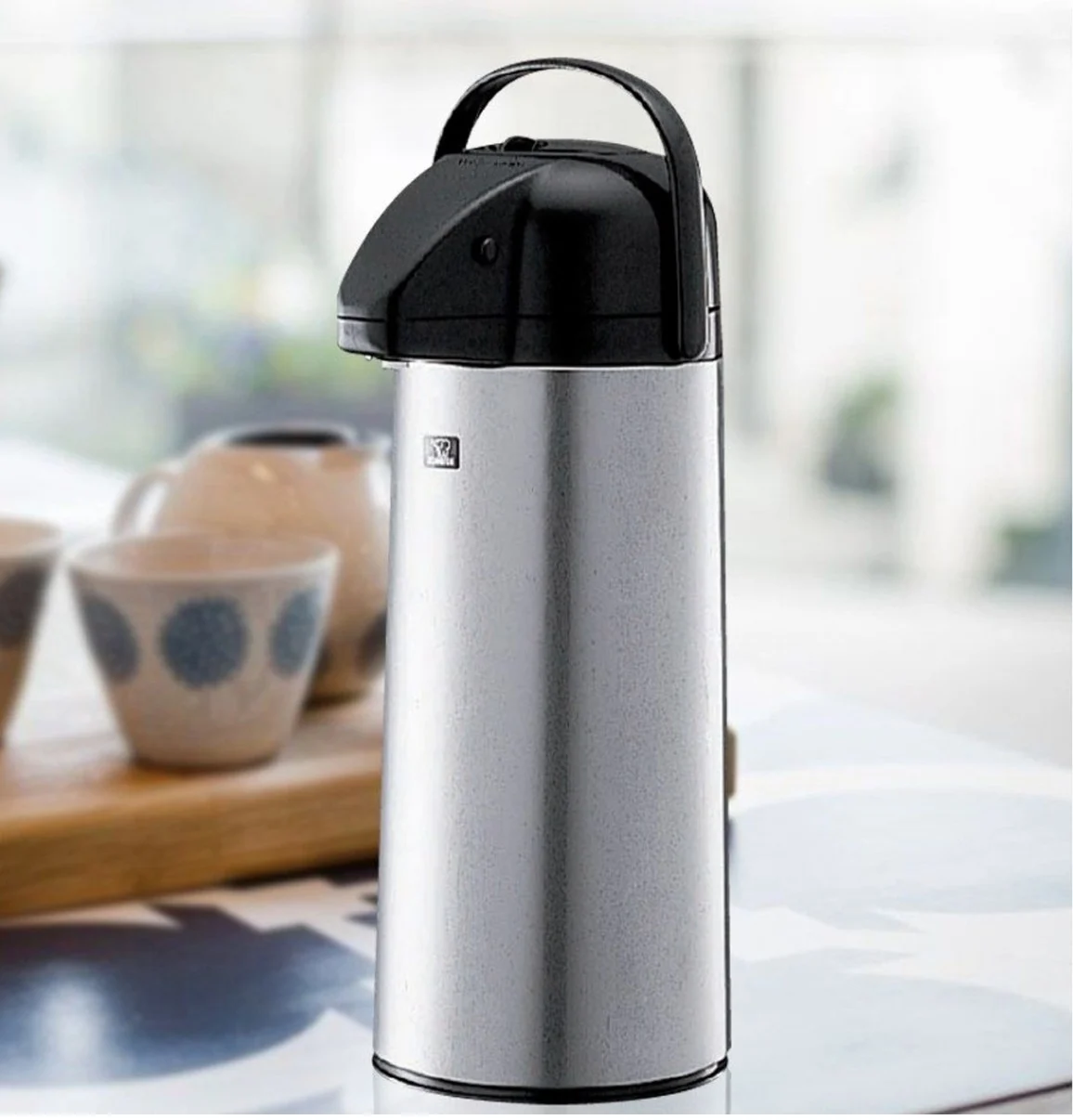 Isoleerkan met pompsysteem 2,5 L. - Elephant Stainless Inox