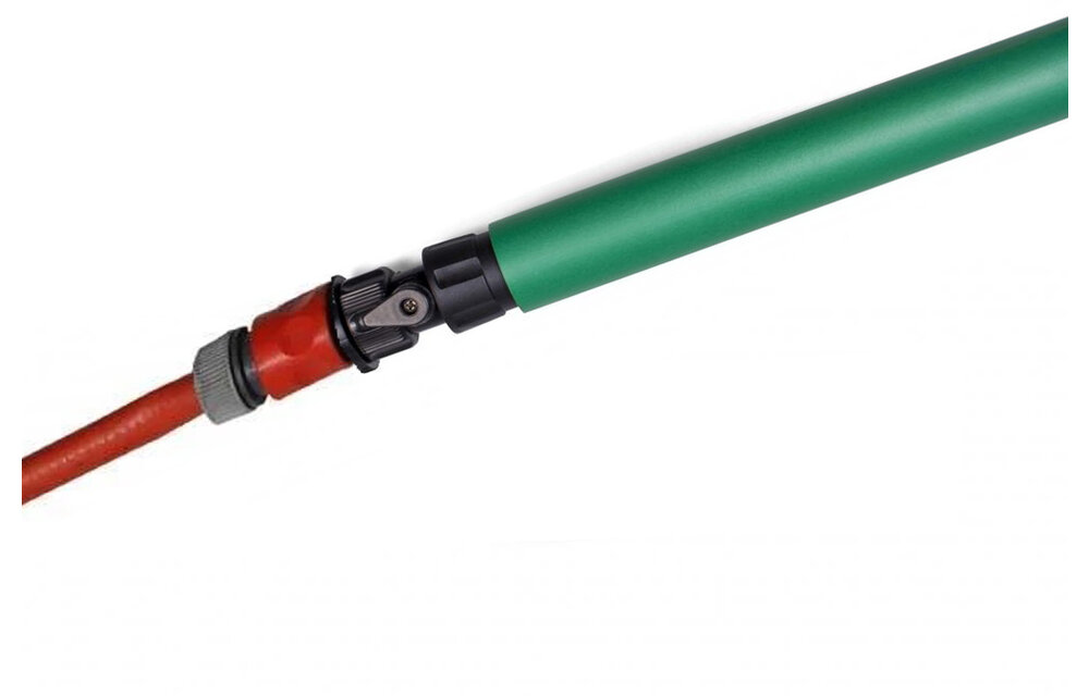 Professionele Telescoopsteel met Waterdoorvoer - Groen  1,80 meter