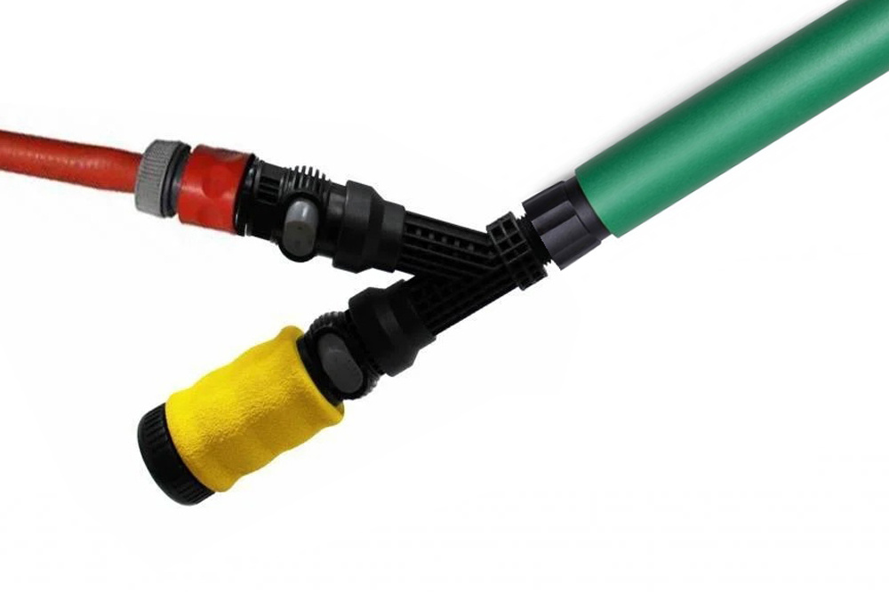 Professionele Telescoopsteel met Waterdoorvoer - Groen  1,80 meter