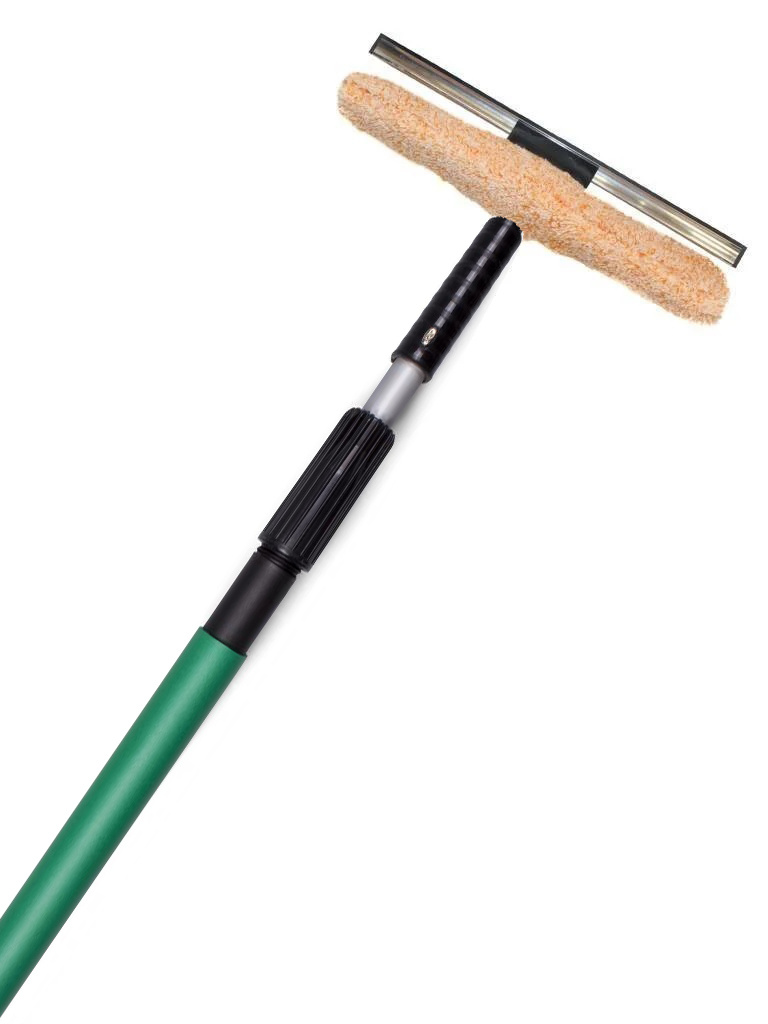 Professionele Telescoopsteel met Waterdoorvoer - Groen  1,80 meter