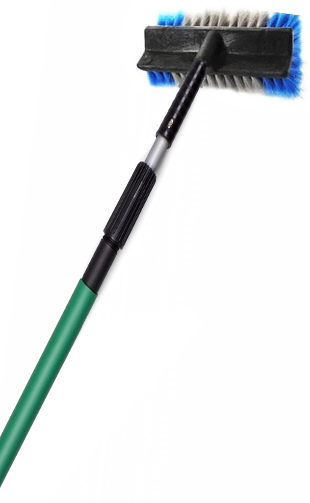 Professionele Telescoopsteel met Waterdoorvoer - Groen  1,80 meter