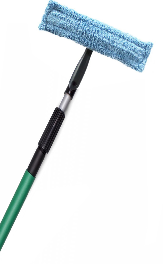 Professionele Telescoopsteel met Waterdoorvoer - Groen  1,80 meter