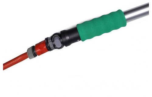 Professionele Telescoopsteel met Waterdoorvoer - Groen  3  meter