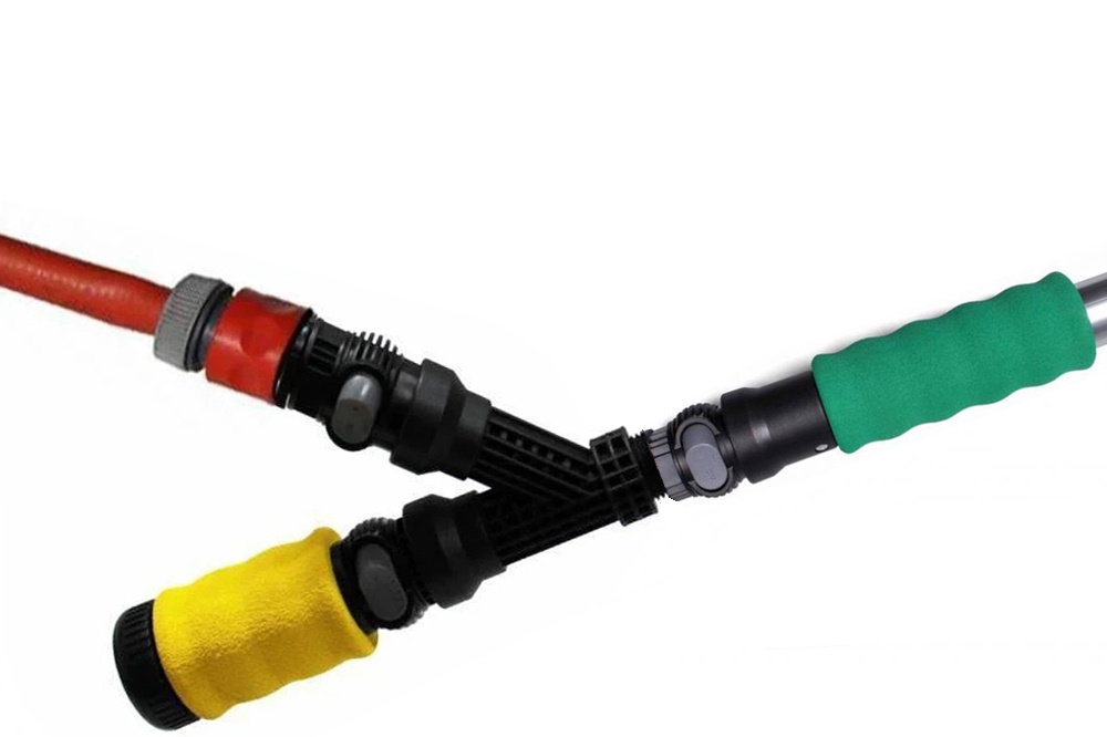 Professionele Telescoopsteel met Waterdoorvoer - Groen  3  meter