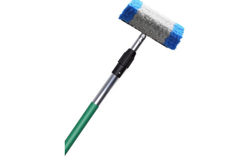 Professionele Telescoopsteel met Waterdoorvoer - Groen  3  meter