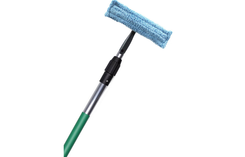 Professionele Telescoopsteel met Waterdoorvoer - Groen  3  meter