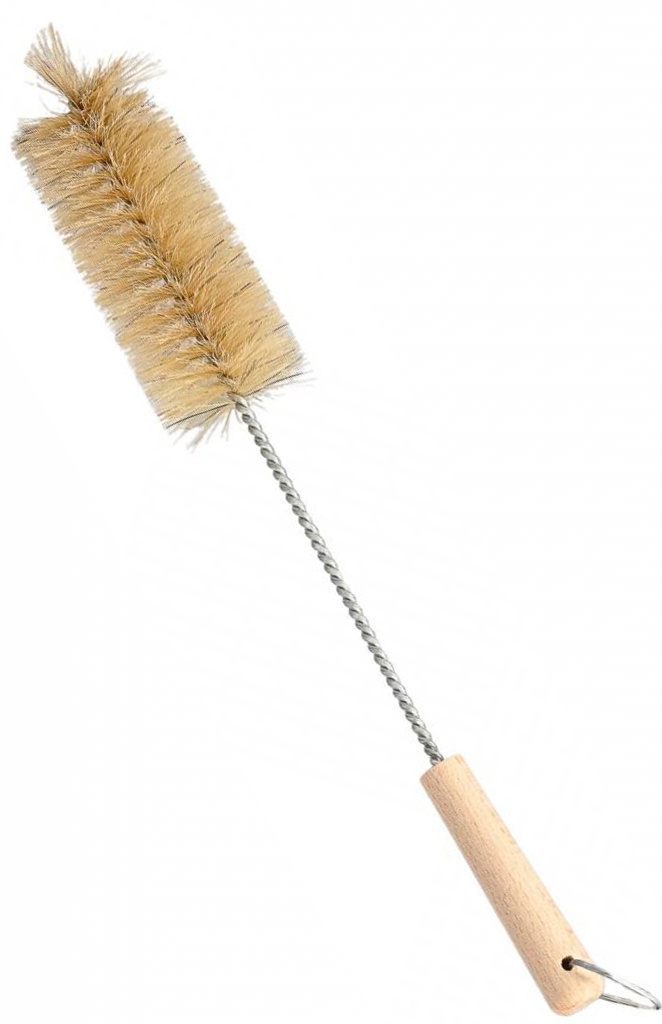 Flessenborstel Natuurhaar met Waaiertop  ∅ 40 mm.