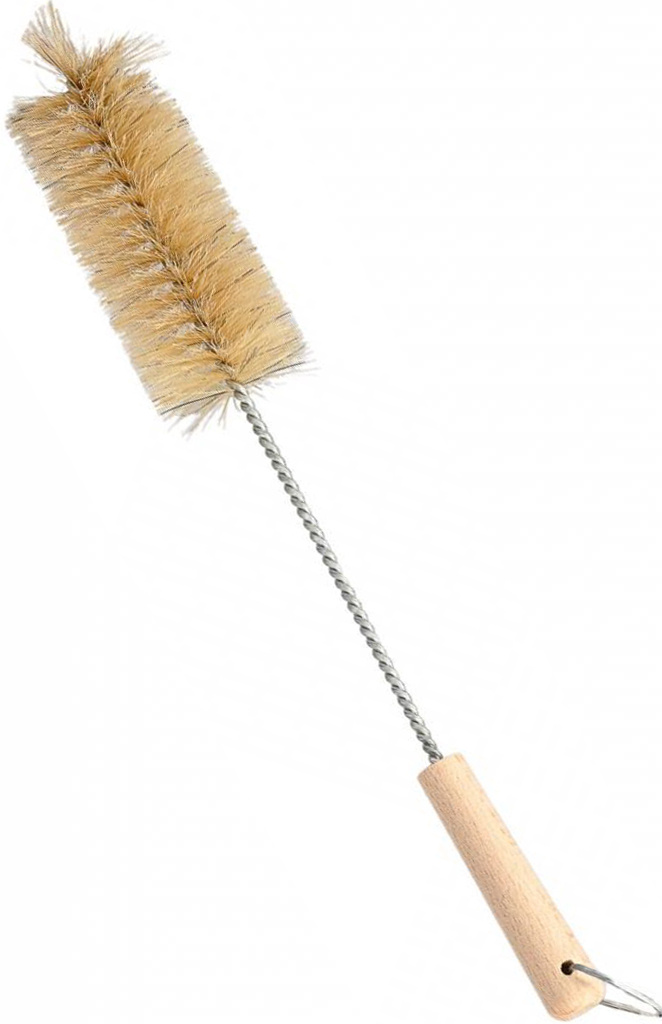 Flessenborstel Natuurhaar met Waaiertop ∅ 60 mm.