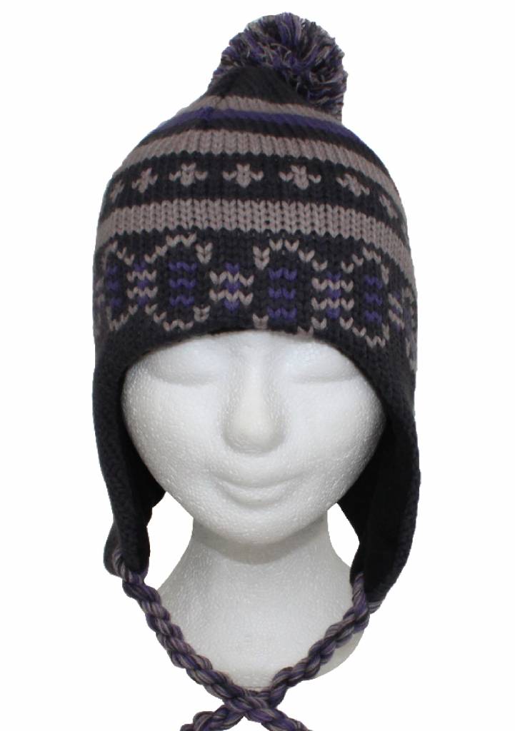 Peru Muts Active wear Grijs/Beige/Paars Peru Muts Active wear Grijs/Beige/Paars