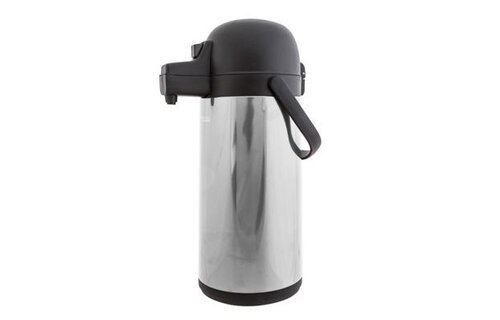 Pomp Thermos / Thermoskan met Drukknop - 1,9L - Rvs Pomp Thermos / Thermoskan met Drukknop - 1,9L - Rvs