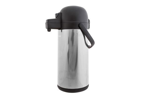 Pomp Thermos / Thermoskan met Drukknop - 1,9L - Rvs