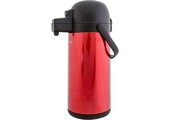 Pomp Thermos / Thermoskan met Drukknop - 1,9L - Rood