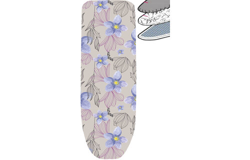 Strijkplankhoes 2 laags met elastiek A - Elegance