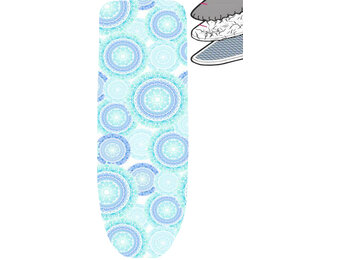 Strijkplankhoes 2 laags met elastiek A - Mandala New