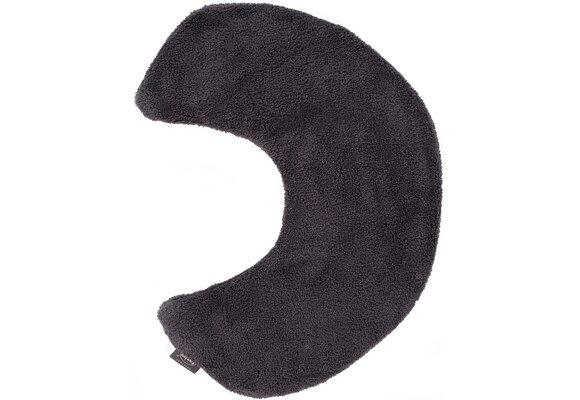 Koolzaadkussen in kraagvorm  Antraciet  ca. 48 x 35 cm.