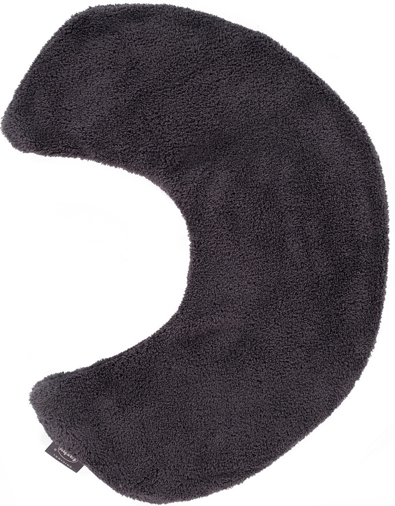 Koolzaadkussen in kraagvorm  Antraciet  ca. 48 x 35 cm. Koolzaadkussen in kraagvorm  Antraciet  ca. 48 x 35 cm.