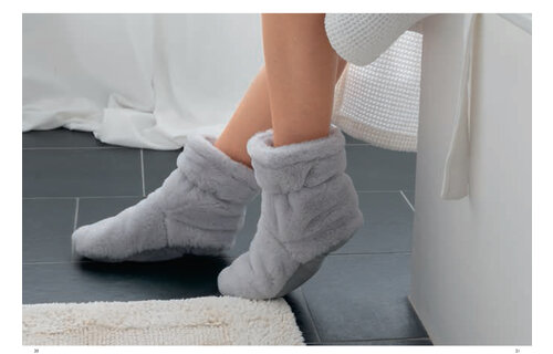 Pantoffels / Voetenwarmer met gelparels Pantoffels / Voetenwarmer met gelparels