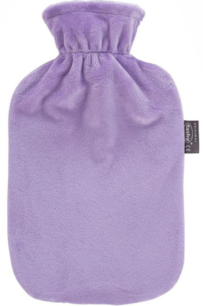 Warmwaterkruik  zachte velours Lilac   2 L Warmwaterkruik  zachte velours Lilac   2 L