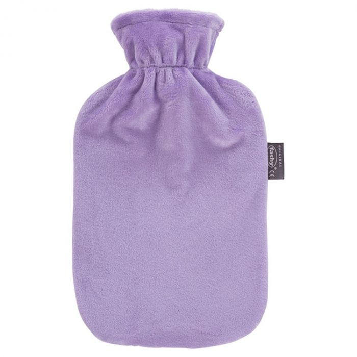 Warmwaterkruik  zachte velours Lilac   2 L Warmwaterkruik  zachte velours Lilac   2 L