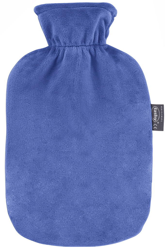 Warmwaterkruik 2 L. zachte velours Purple