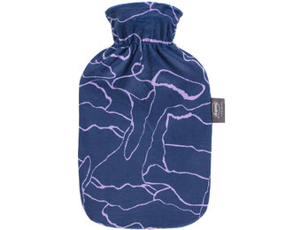 Warmwaterkruik 2 L.  fleece  - Modern