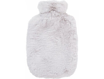 Warmwaterkruik 2 l. met extra zachte fleece hoes Alabaster