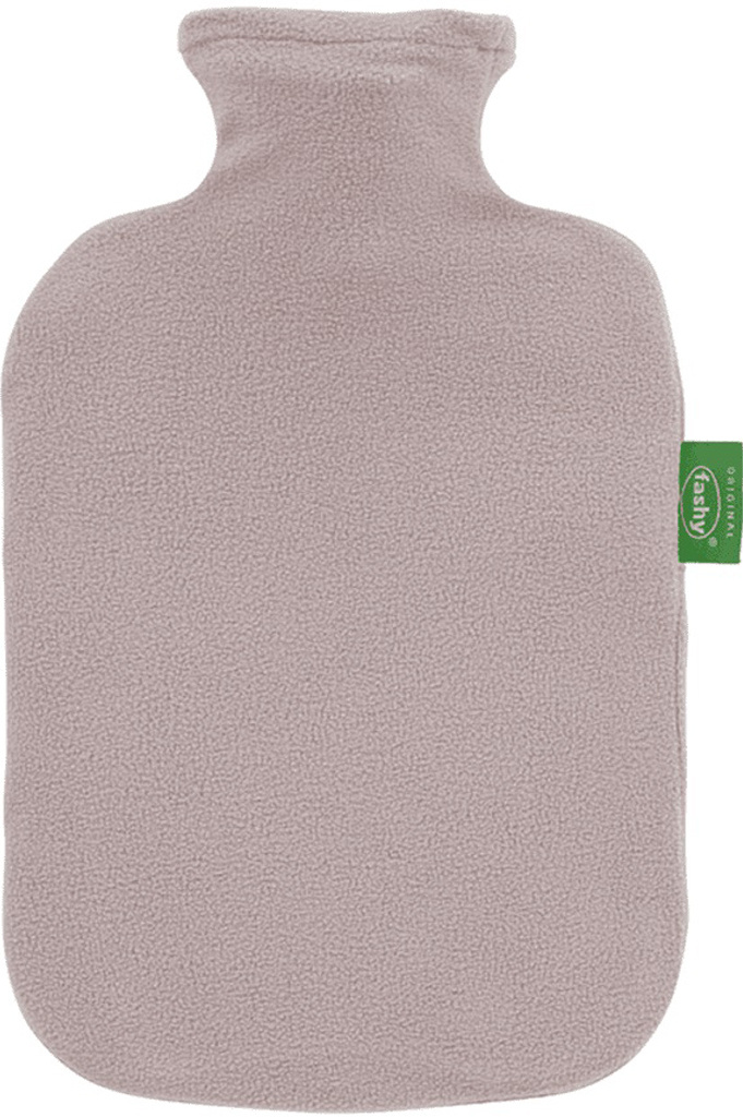 Warmwaterkruik 2 l.  Fleece overtrek - Taupe