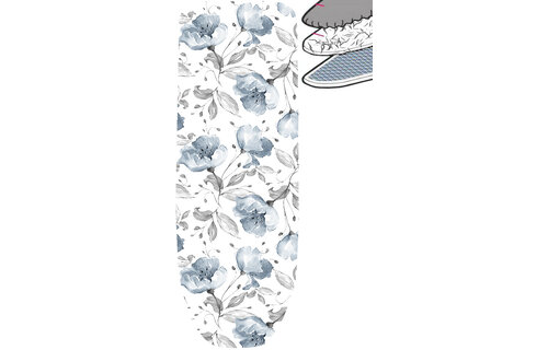 Strijkplankhoes 2 laags met elastiek C -  Mimi