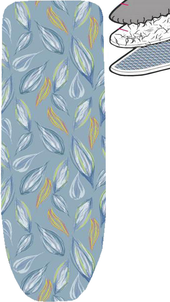 Strijkplankhoes 2 laags met elastiek C -  Viola