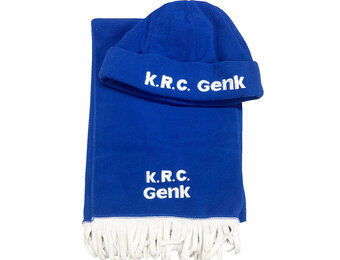 Fleece Muts & Fleece sjaal  "KRC Genk"