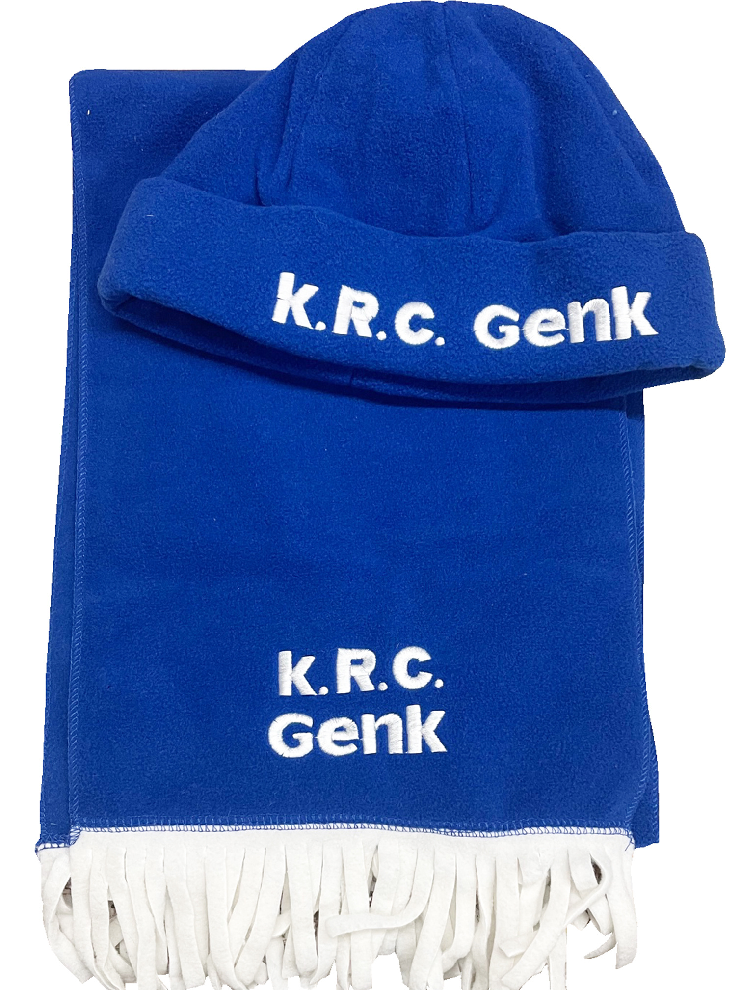 Fleece Muts & Fleece sjaal  "KRC Genk"