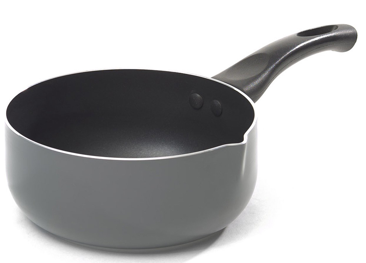 Steelpan met schenktuit  16 cm   SILVERLINE