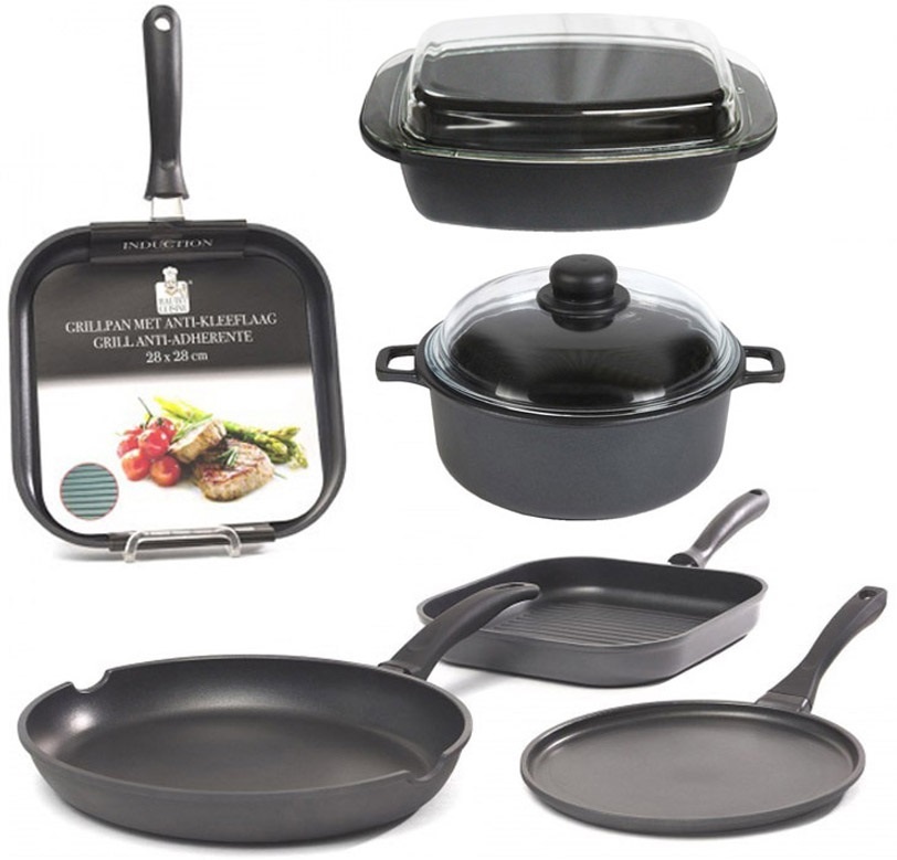 Grillpan  Inductie  FONTALU  28 cm. Grillpan  Inductie  FONTALU  28 cm.