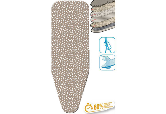 Strijkplankhoes 5 lagen maat C   BEIGSNEEUW