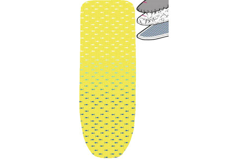 Strijkplankhoes 2 laags met elastiek C -  Pesci